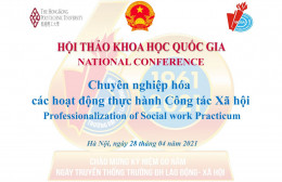 Hội thảo Khoa học Quốc gia  “Chuyên nghiệp hóa các hoạt động thực hành Công tác xã hội”