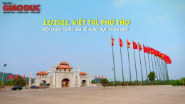 12/2022-Việt Trì, Phú Thọ-Hội thảo khoa học Quốc gia “Toán học ở phổ thông trong bối cảnh mới: một số vấn đề lí luận và thực tiễn”