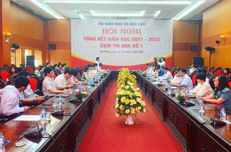 Tổng kết năm học 2021-2022 Cụm thi đua số 1: Chủ động, sáng tạo, nỗ lực
