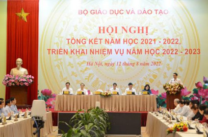 Hội nghị tổng kết năm học 2021-2022, triển khai nhiệm vụ năm học 2022-2023
