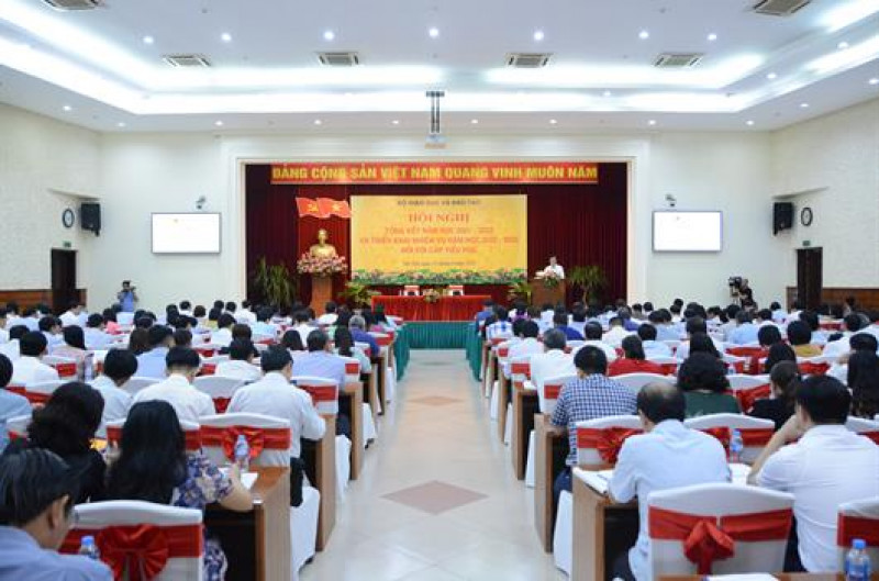 Hội nghị tổng kết năm học 2021-2022 và triển khai nhiệm vụ năm học 2022-2023 đối với giáo dục tiểu học