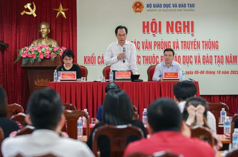 Hội nghị công tác văn phòng và truyền thông khối các đơn vị trực thuộc Bộ GDĐT