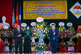Trường Hữu nghị 80 khai giảng năm học 2022-2023 khối lưu học sinh