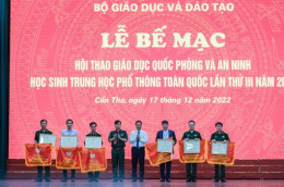 Hội thao Giáo dục Quốc phòng và An ninh học sinh THPT thành công tốt đẹp