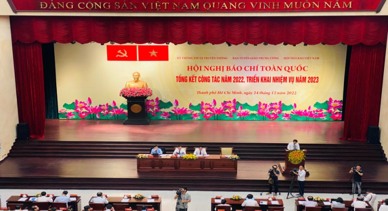 Hội nghị báo chí toàn quốc tổng kết công tác năm 2022,  triển khai nhiệm vụ năm 2023