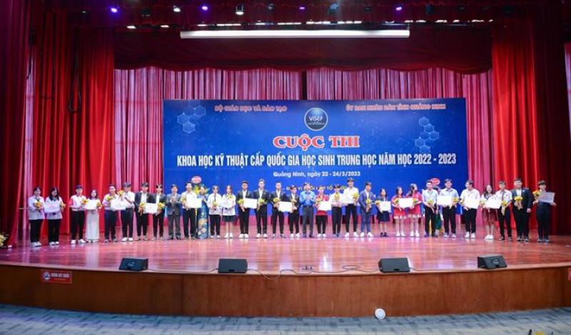 11 dự án đoạt giải Nhất Cuộc thi KHKT cấp quốc gia học sinh trung học