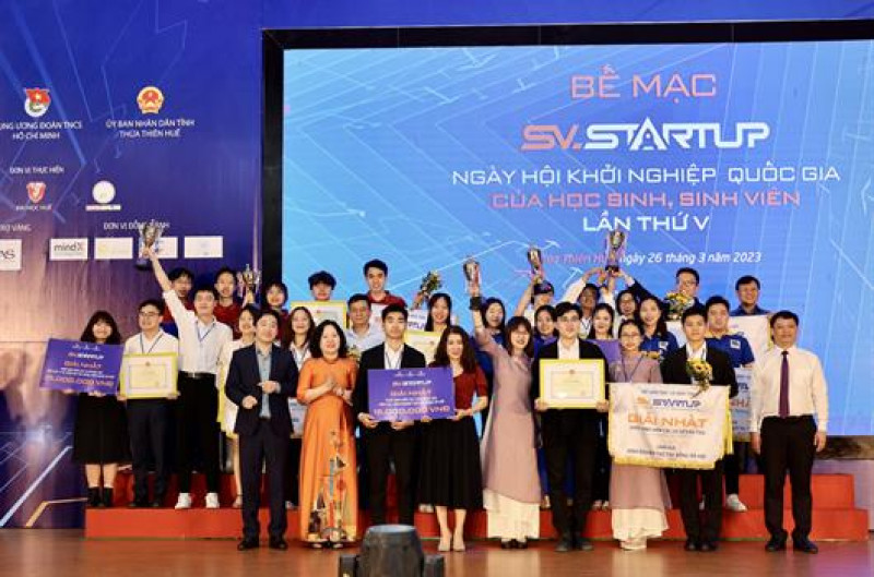 10 dự án đoạt giải Nhất Cuộc thi học sinh, sinh viên với ý tưởng khởi nghiệp lần thứ V