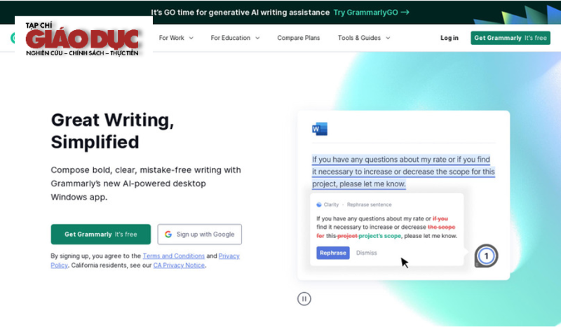 So sánh hai công cụ hỗ trợ viết tiếng Anh Grammarly và Writefull