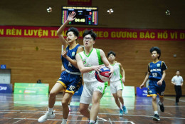 Học sinh Hà Nội so tài bóng rổ tại Hội khỏe Phù Đổng