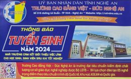 Trường cao đẳng Việt - Đức Nghệ An| Thông báo tuyển sinh năm 2024