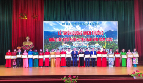 Ngành Giáo dục huyện Bảo Yên, tỉnh Lào Cai gặt hái nhiều kết quả nổi bật