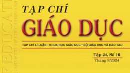 Tạp chí Giáo dục xuất bản Tập 24, Số 16 (tháng 8/2024)