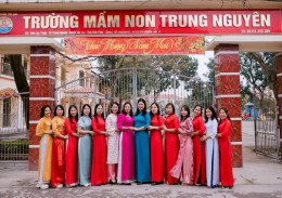 Trường Mầm non Trung Nguyên (huyện Yên Lạc, tỉnh Vĩnh Phúc)  tạo dựng một không gian sạch để trẻ phát triển toàn diện