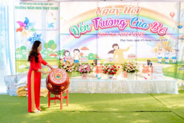 Trường Mầm non Thụy Xuân (Thái Thụy, Thái Bình) hân hoan đón chào năm học mới