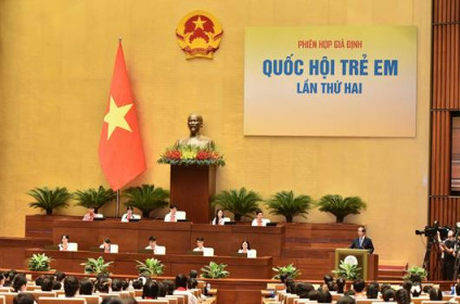 Phiên họp giả định “Quốc hội trẻ em” lần thứ 2 năm 2024