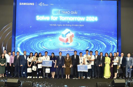 Chung kết Cuộc thi Solve for Tomorrow - Kiến tạo tương lai năm 2024