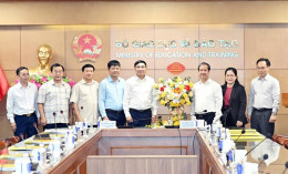 Lãnh đạo Bộ GDĐT làm việc với lãnh đạo tỉnh Điện Biên