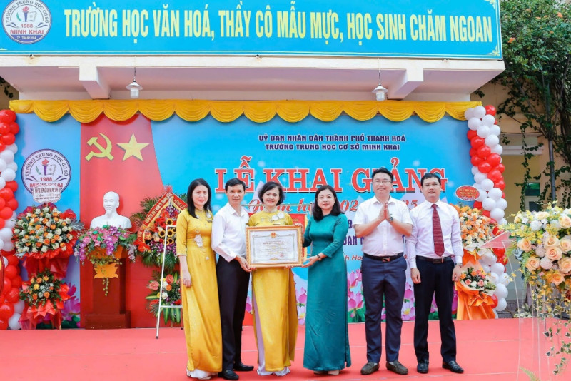 Trường THCS Minh Khai (Thanh Hoá): Đổi mới phương pháp giảng dạy, nâng cao chất lượng giáo dục toàn diện cho học sinh