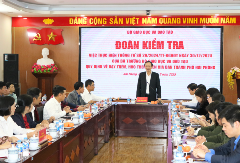 Đoàn kiểm tra thực hiện Thông tư 29 tiếp tục làm việc tại một số địa phương