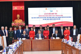 Ba đại học ký kết hợp tác triển khai Nghị quyết 57 của Bộ Chính trị