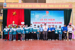Hào khí tuổi trẻ rực sáng trong ngày hội Đoàn tại Trường THPT Nam Tiền Hải (Thái Bình)