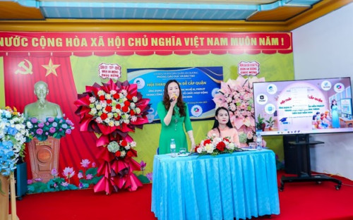 Trường Mầm non An Dương (An Dương - Hải Phòng): Tiên phong ứng dụng công nghệ số trong giáo dục mầm non