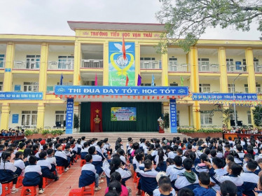 Trường Tiểu học Vạn Thái: Ngôi trường chuẩn quốc gia nơi vùng quê giàu truyền thống hiếu học