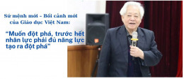 Sứ mệnh mới – Bối cảnh mới của Giáo dục Việt Nam: “Muốn đột phá, trước hết nhân lực phải đủ năng lực tạo ra đột phá”