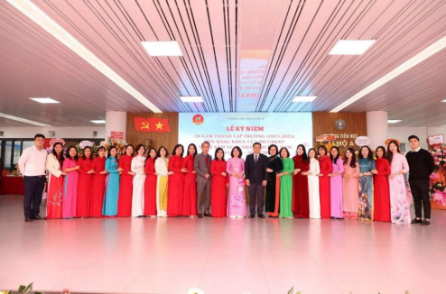 Hành trình bền bỉ kiến tạo môi trường giáo dục an toàn, hiện đại và hạnh phúc tại Trường Tiểu học Ái Mộ A