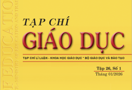 Tạp chí Giáo dục xuất bản Tập 26, Số 01 (tháng 1/2026)