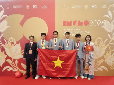 100% học sinh Việt Nam đoạt huy chương tại Olympic Hóa học Mendeleev 2026