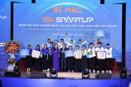 Bế mạc Ngày hội Khởi nghiệp quốc gia của học sinh, sinh viên lần thứ VIII