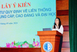 Góp ý dự thảo Thông tư quy định về liên thông giữa trung học nghề, trung cấp, cao đẳng và đại học