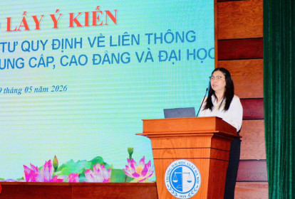 Góp ý dự thảo Thông tư quy định về liên thông giữa trung học nghề, trung cấp, cao đẳng và đại học
